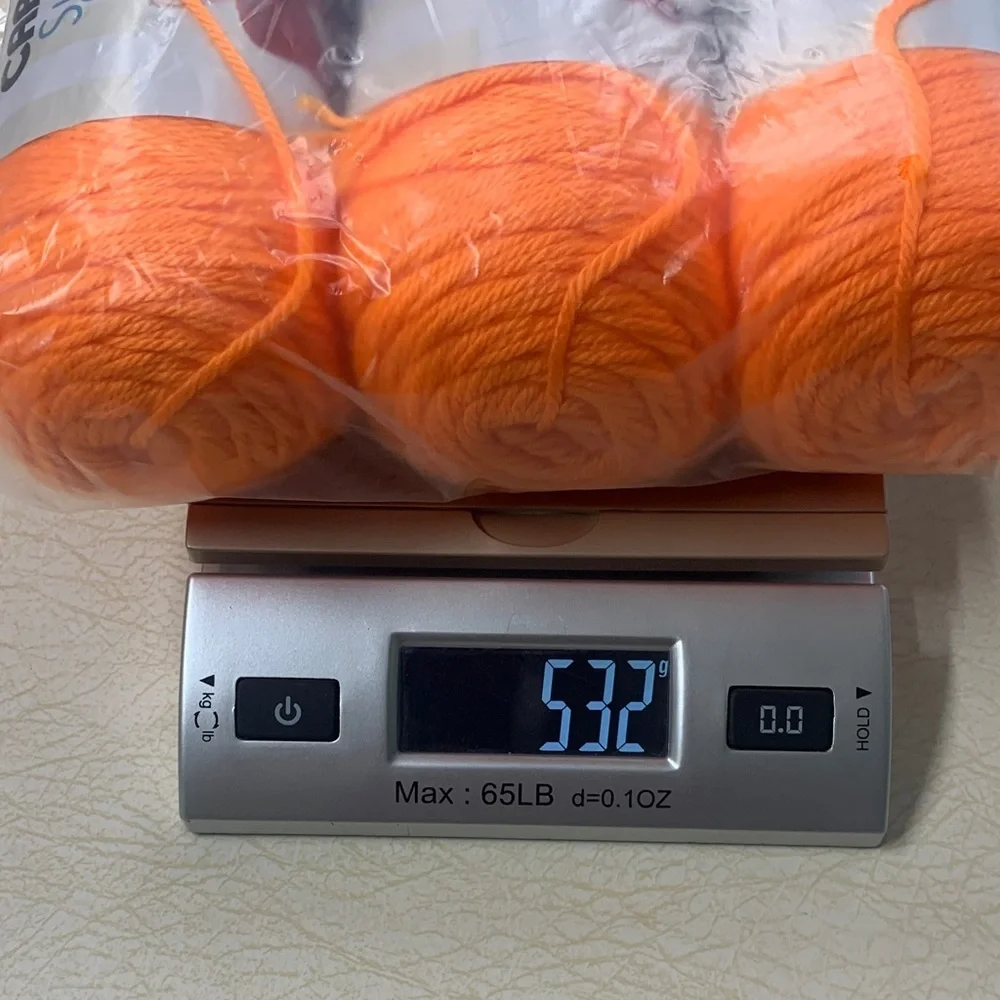 New Caron Simply Soft Yarn Neon Orange
